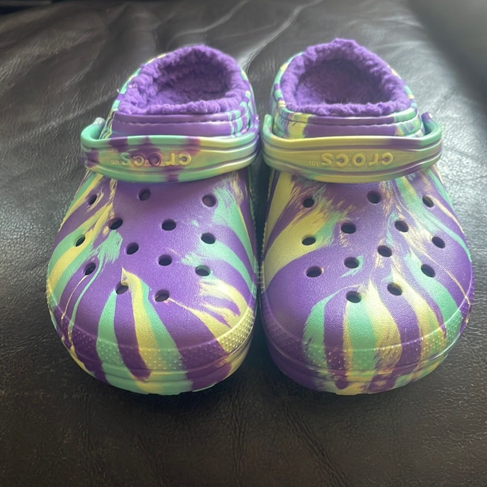 Brand new Junior size craftsman crocs.